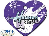 Medalion Inima Mare Hannah Montana - Disney, Pet Scribe,Produs sub licenta Disney de Hillman Group USA , dimensiunea 39x33mm,se personalizeaza cu textul dorit de client ,inel gratuit , cod produs 7322-783  - 75 RON