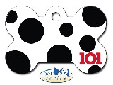 Medalion Os Mare Disney 101 Dalmatiani , Pet Scribe, dimensiunea 39x25mm, se personalizeaza cu textul dorit de client ,inel gratuit , cod produs 7324-696 - 75 RON